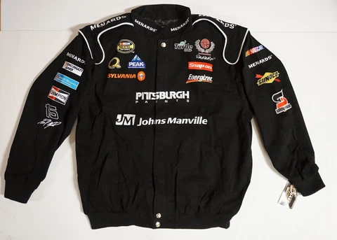 Paul Menard Menards Cotton Twill NASCAR Chase Authentics Jacket - Size Adult XL Cover