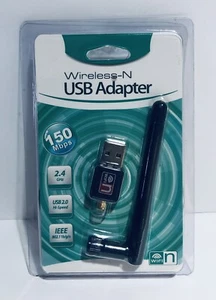2.4Ghz 150Mbps USB Wifi Adapter High Gain Wireless Network Dongle w/ Antenna - Picture 1 of 5