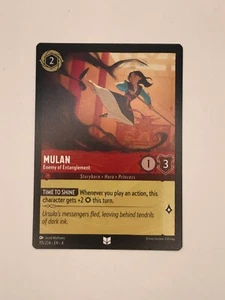 Disney Lorcana Mulan - Enemy of Entanglement 115/204 NonFoil - Picture 1 of 2