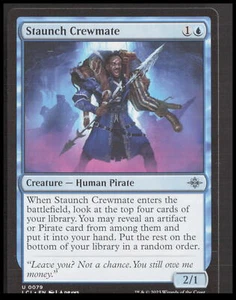 MTG Staunch Crewmate 79 Uncommon The Lost Caverns of Ixalan Card CB-1-3-A-4 - Picture 1 of 7