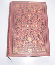 Album Caritas z oryginalnym wkładem Dresden Poets & Writers 1878 RAR 