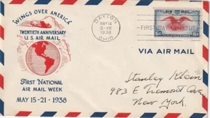 U.S. FDC, Scott #C23 - P/M à Dayton, Ohio Cachet Wings Over America - Photo 1/2