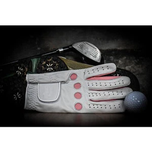 Ladies Golf Glove Cabretta Leather Option to Personalise   Left or Right hand - Picture 1 of 8