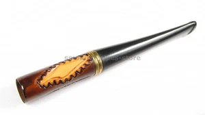 Leicht NORMALE STANDART Zigarettenspitze HANDARBEIT 90 mm Holz Zigaretten Halter - Picture 1 of 10