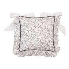 Clayre /& Eef Stuhlkissenhülle kariert braun rot blau Hirsch 40x40 cm IC25