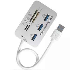 Card Reader Adapter+ 3-USB Hub Camera Connection Kit for Notebook computer - Picture 1 of 4