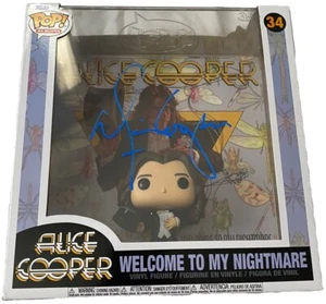 Alice Cooper Album FUNKO POP - **HAND SIGNED** AUTOGRAPHED - See Exact Proof - Picture 1 of 2