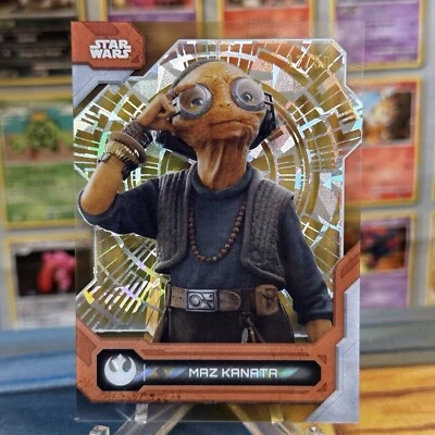 2023 Topps Star Wars High Tek Maz Kanata Orange Web /50 Numbered Card - Image 1 of 2