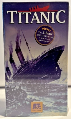 FACTORY SEALED VHS A & E TITANIC 3 HOUR DOCUMENTARY 1994 - Image 1 of 4