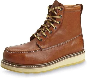 Punta Suave Impermeable Antideslizante Aceite Transpirable Duradero Cuña Suela 6"/8" Botas - Imagen 1 de 16