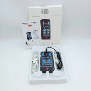 M10 Phone Bel Canto Voice Changer Live Sound Card Boxed Untested - Picture 1 of 7
