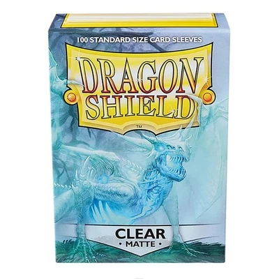 Dragon Shield Card Sleeves – 100pcs Box Transparent High Quality TCG Protector - Image 1 of 4