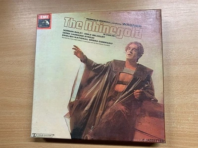 *RARE* 1975 EMI WAGNER THE RHINEGOLD IN ENGLISH OPERA 4 x CASSETTES BOXSET (P3) Foto 1 de 4