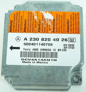03-12 Módulo de control electrónico informático Mercedes SL500 R230 OEM 2308204026 5114 - Imagen 1 de 11