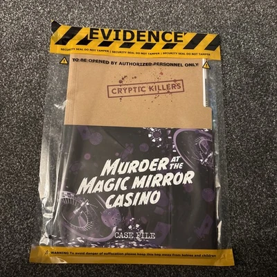 Cryptic Killers Mystery Game MURDER AT THE MAGIC MIRROR CASINO - Image 1 of 2