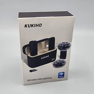 Kukiho 2er Pack kabelloses Lavaliermikrofon! iPhone, iPad + Android Handy / NEU - Bild 1 von 6