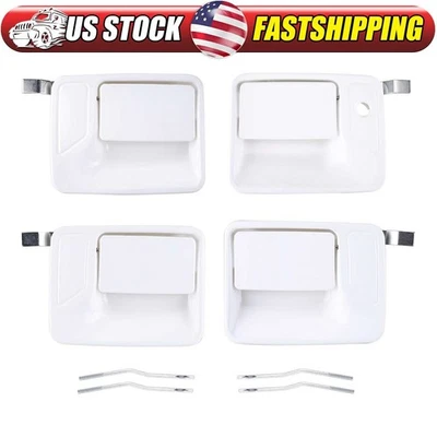 4Pcs Front & Rear Outside Door Handles For Ford Super Duty F250 F350 1999-2016 Foto 1 de 4