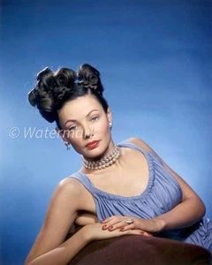 FOTO PUBLICITARIA 8x10 de colección de la actriz de Broadway Gene Tierney - Años 1930-1940 - Imagen 1 de 1