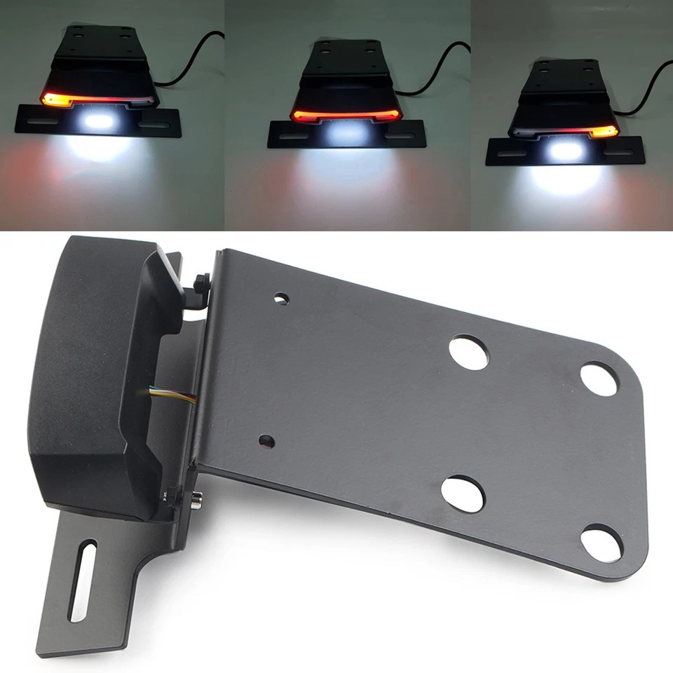Tail Light Turn Blinker Lamp License Plate Holder For KAWASAKI KLX250 250S/SF - Imagem 1 de 4