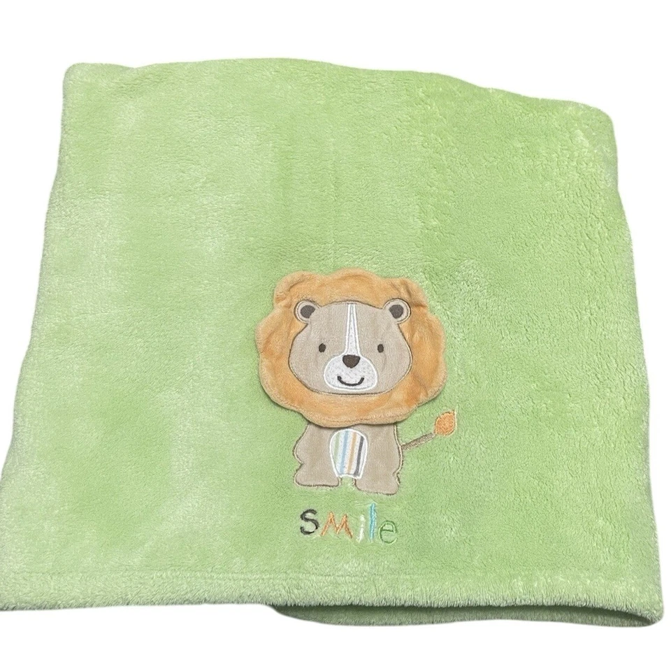 Manta Carter's Child of Mine León Verde Vellón Lovey Envoltura de Seguridad Bebé Foto 1 de 4
