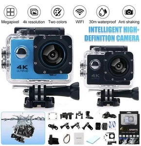 4K 16MP WIFI HD Action Camera Sport Diving Waterproof DV Video Go Car Cam Pro UK - Picture 1 of 5