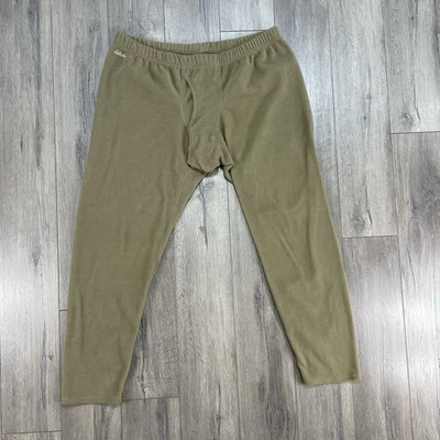 Pantalones Cabelas Para Hombre Capa Base Polar Cónico Largo John Elástico Marrón Talla XL Foto 1 de 4
