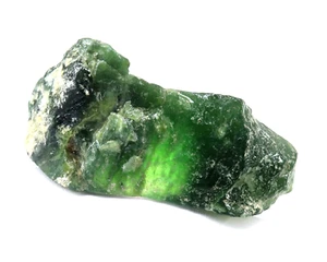 Serpentina verde brasiliana naturale non trattata pietre preziose grezze sfuse 137 ct - Foto 1 di 9