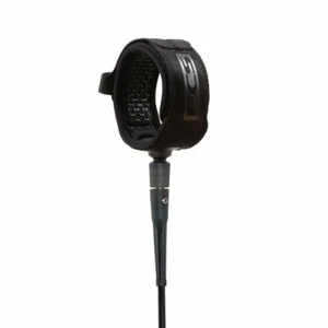 FCS 6' All Round Essential Regular Surfboard Leash Black - Picture 1 of 5