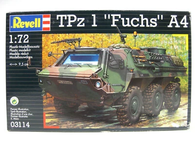 Revell model kit. Military 1:72 "TPz 1 Fuchs A4 " 03114 ,Plastic kit sealed. - Image 1 of 4