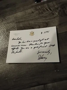 Signierter Harry Reid handgeschriebener Brief auf Briefpapier 8.11.95 - Bild 1 von 4