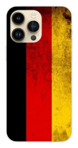 Coque en silicone imprimée compatible Apple iPhone 14 Pro Max Drapeau Allemagne - Picture 1 of 3