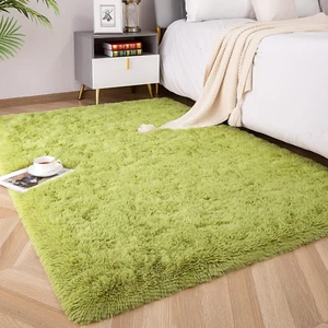 Soft Fluffy Area Rugs for Bedroom Kids Room Plush Shaggy Nursery Rug Furry Throw - Picture 1 of 9