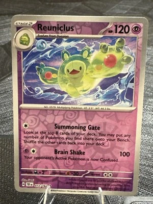 Reuniclus 072/162 Sv05: Temporal Forces Reverse Holo - Image 1 of 3