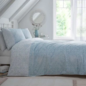 Bettbezug Set 52% Polyester, 48% Baumwolle Frampton von D&D in blau - Bild 1 von 3
