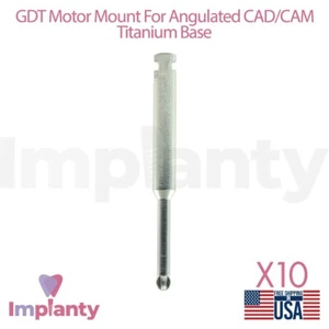 Montaje de motor 10x GDT para bases anguladas de titanio herramienta de acero inoxidable odontología - Imagen 1 de 3