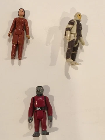 Star Wars Vintage Figures Leia Bespin Gown, Snaggletooth, Dengar Bounty Hunter Cover