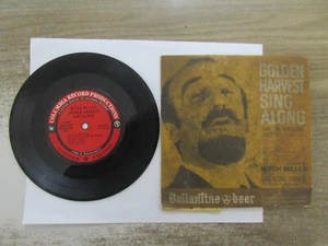 Old 33 RPM Small Record - Columbia ZTV 69742 & 43 - Mitch Miller Ballantine Beer - Imagen 1 de 2