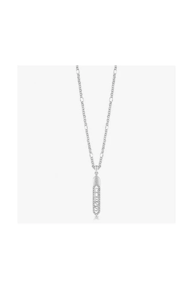 Guess Collana esagonale di cristallo in acciaio inossidabile UBN29105 - Immagine 1 di 1