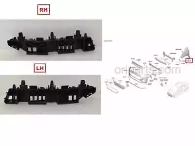 Soporte de parachoques delantero derecho+derecho para Hyundai Grand i10 Nios Foto 1 de 4
