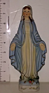 Mother Mary Ceramic 8" Figurine Made in Taiwan - Picture 1 of 3