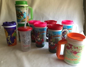Walt Disney Parks nachfüllbare wiederverwendbare schnell befüllbare Reisebecher mit Deckel (10 Stück) - Bild 1 von 13