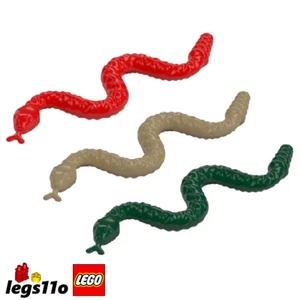 LEGO Snake 4cm NEW - Pack of 1x 2x 4x - 30115 choose colour - Picture 1 of 6