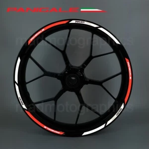 Adesivi cerchioni decalcomania ruota moto Panigale 1299 per strisce Ducati 1199 899 V4 - Foto 1 di 7