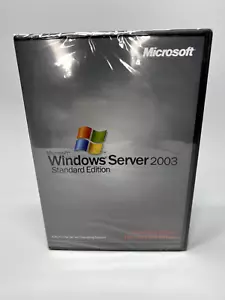 NEW Windows Server 2003 Microsoft Software IT History Sealed CD Standard Editon - Picture 1 of 7