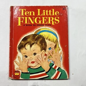 Vintage 1954 - "Ten Little Fingers" Priscilla Pointer, Wonder Books, Vintage - Picture 1 of 11