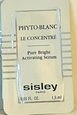 Suero activador Sisley Phyto-Blanc Pure Bright 5 muestras = 7,5 ml Foto 1 de 3