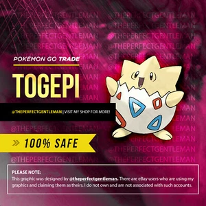 Togepi Pokemon #175 GO Gen 2 Johto - Bild 1 von 4