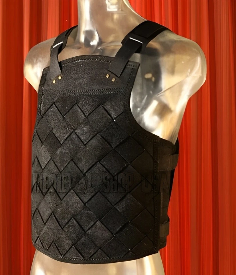 Chaleco de cuero Brigandine Armadura | Cosplay Mercenario Medieval LARP Recreación Foto 1 de 3