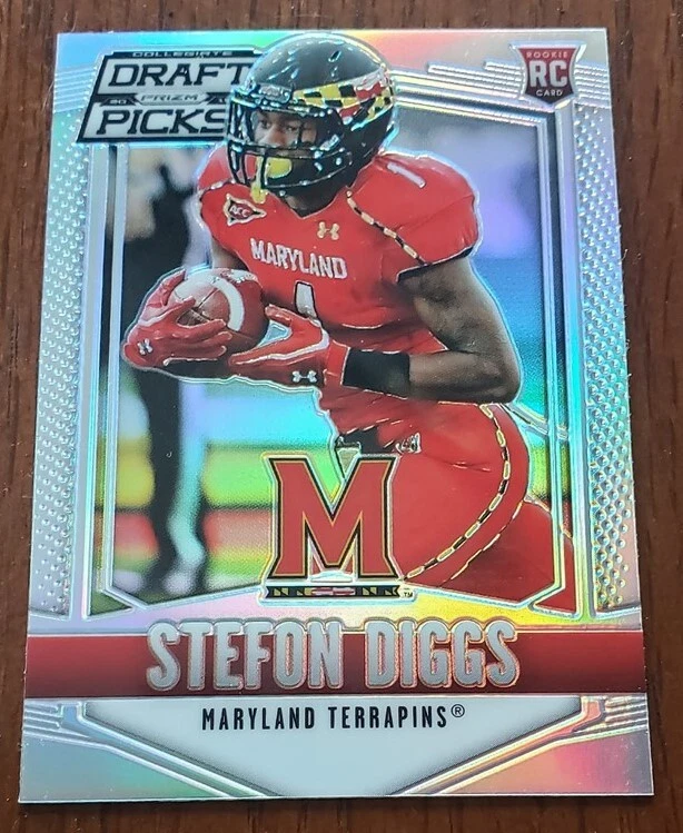 2015 Panini Prizm Collegiate Draft Silver Prizms #243 Stefon Diggs Rookie Bills - Image 1 of 1