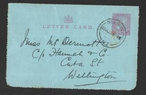 NUEVA ZELANDA, 1925 TARJETA USADA, USADA NELSON, A WELLINGTON - Imagen 1 de 1